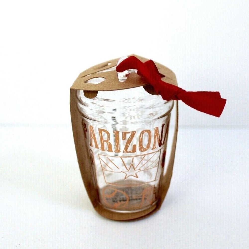 Starbucks Holiday 2021 Been There Series Arizona Clear Glass Ornament